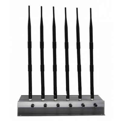 Emittente di disturbo del segnale radio di 6 antenne, dispositivo dell'emittente di disturbo di segnale WiFi di CDMA 2G 3G 4G