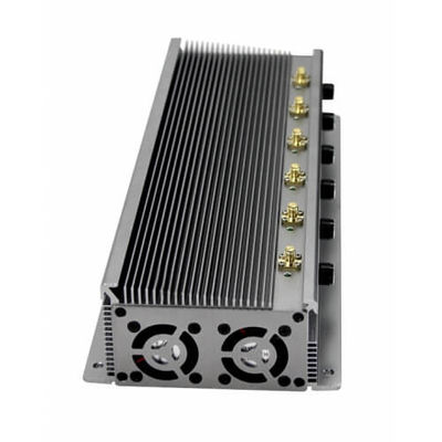 qualità  GPS WiFi VHF UHF Radio Frequency Jammer High Power 6 Antennas , 15 Watt Out Put fabbrica