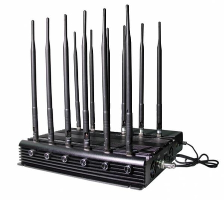 Emittente di disturbo cellulare del segnale di 12 bande, dispositivo dell'emittente di disturbo del disruptore del telefono cellulare di GPS WIFI